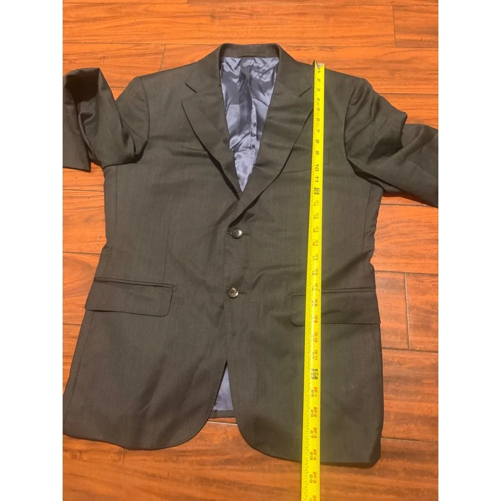 Suitsupply Napoli Grey Wool Blazer Jacket Zignone Super 110s Mens 40S P5225M